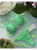 Women Bikini Two Pieces Solid Sexy Swimwear