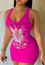 Women Summer Printed Dress Women Summer Printed Dress