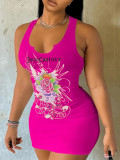 Women Summer Printed Dress