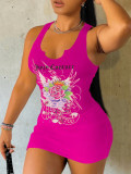 Women Summer Printed Dress