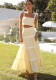 Summer Women's Two-Color Patchwork Strap Top Long Skirt Two-Piece Set