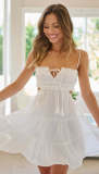Summer Women's Strap Low-Back Mini Dress