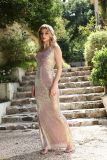 Women sequin fishtail Formal Party evening dress
