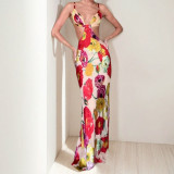 Women spring bodycon sexy and elegant strap dress