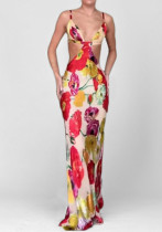 Women spring bodycon sexy and elegant strap dress