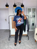 Women printed Round Neck T-shirt (processing time need around 5-7 days)