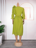 Elegant Formal Party Pleated Dress