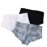 Sexy Stretch Denim Women'S Shorts High Waistshort Denim Plus Size Club Pants