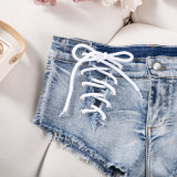 Sexy Stretch Denim Women'S Shorts High Waistshort Denim Plus Size Club Pants