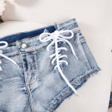 Sexy Stretch Denim Women'S Shorts High Waistshort Denim Plus Size Club Pants