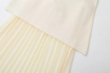 Women casual Knitting Patchwork skirt