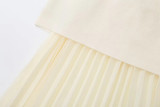 Women casual Knitting Patchwork skirt