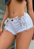 Sexy Stretch Denim Women'S Shorts High Waistshort Denim Plus Size Club Pants