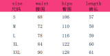 Women Summer Print Casual pocket denim shorts