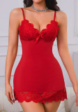 Women Suspender Dress Suspender Lace Print Sexy Lingerie