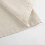 Women French Turndown Collar Belt Dress