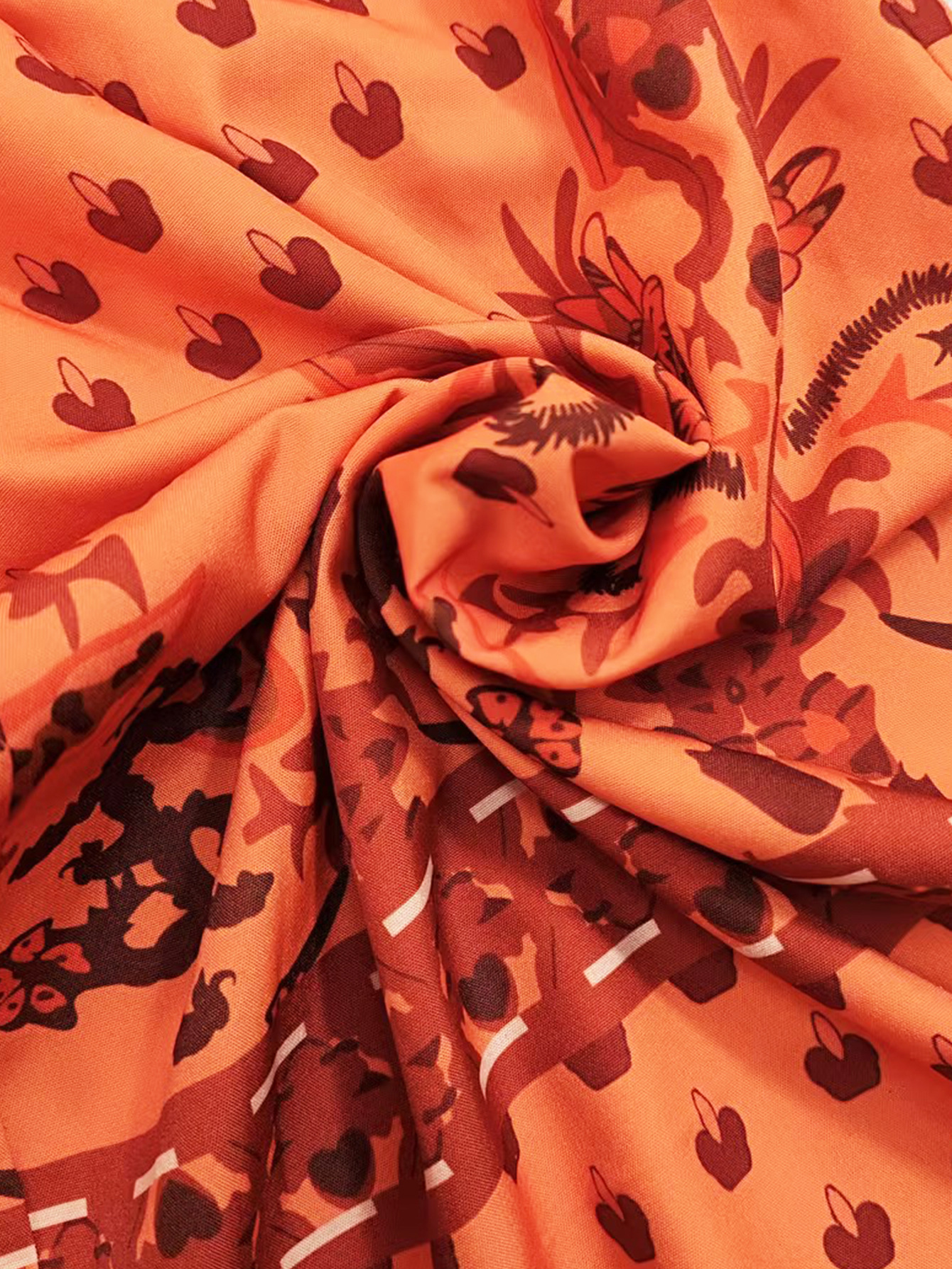 Women Spring Summer Print Top and Wide Leg Pants Two Piece Set