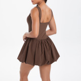 Women Sports Basic Outdoor Running Fitness Tennis Skirt
