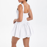 Women Sports Basic Outdoor Running Fitness Tennis Skirt