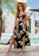 strap high slit mid-length skirt set summer two-piece casual set for women