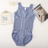 button-up body shaper for women Fitted Tummy-controlling body-shaping bodysuit