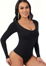 Butt Lift bodysuit Slim Waist belly-bearing Tight Fitting seamless short-sleeved body-shaping Jumpsuit