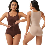 button-up body shaper for women Fitted Tummy-controlling body-shaping bodysuit