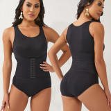 button-up body shaper for women Fitted Tummy-controlling body-shaping bodysuit