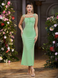 Women Career suspender knitting Bodycon Dress