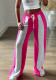 Women Casual Patchwork Loose Straight Pants