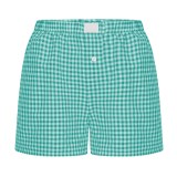 Women's Summer Retro Plaid High Waist Wide Leg Casual Shorts