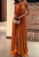Summer Women's Halter-Neck Low-Back Sexy Sleeveless Pleated Holiday Dress