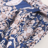 Spring/Summer Women's Printed Short Sleeve Two-Piece Pants Set