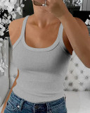 Women's Strap Slim Strap Ribbed Vest
