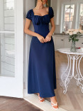 Spring/Summer Women's Party Elegant Off-Shoulder Short-Sleeved Dress