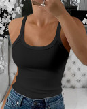 Women's Strap Slim Strap Ribbed Vest