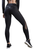 Women's Mesh Patchwork Slim Tight Leggings