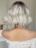 Platinum Short Curly Wig - High Temp Silk, Net (Full Head)