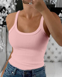 Women's Strap Slim Strap Ribbed Vest