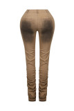 Women Sexy Retro Stacked Pants