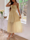 Spring/Summer Women's Holidays Casual Strappy Beach Dress