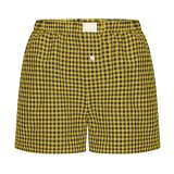 Women's Summer Retro Plaid High Waist Wide Leg Casual Shorts