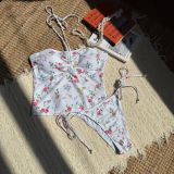 Women's Fashion Sexy Printed Two-Piece Bikini Set
