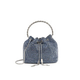Women's Spring Dinner Full Diamond Chain One-Shoulder Rhinestone Crossbody Bag