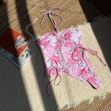 Women's Fashion Sexy Printed Two-Piece Bikini Set