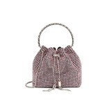 Women's Spring Dinner Full Diamond Chain One-Shoulder Rhinestone Crossbody Bag
