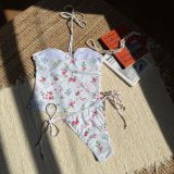 Women's Fashion Sexy Printed Two-Piece Bikini Set