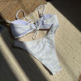 Women's Fashion Solid Color Sexy Two-Piece Bikini Set