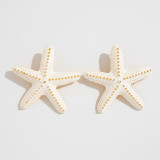 Women's Beach Style Starfish Pendant Thick Rope Necklace/Earrings