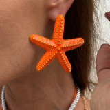 Women's Beach Style Starfish Pendant Thick Rope Necklace/Earrings